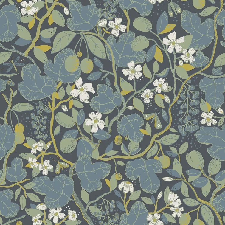 Wesler Floral Wallpaper | Wayfair North America