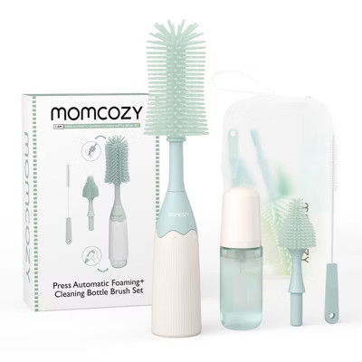 Momcozy Innovative Push-Press Design Bottle Brush Kit - 7ct | Target
