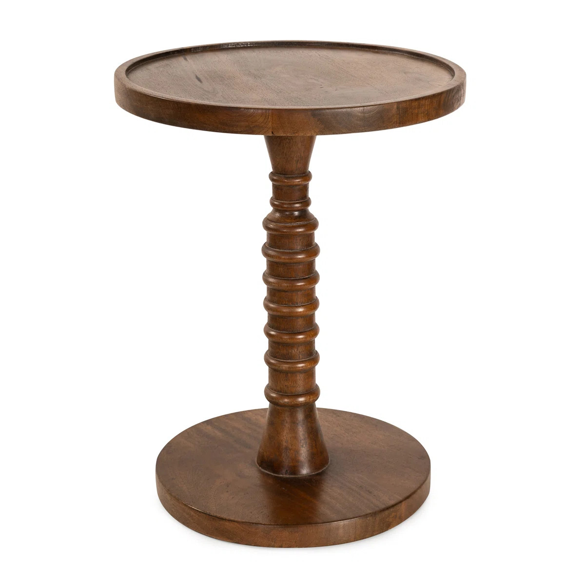 Threaded Drink Table Light Blue | Wayfair North America