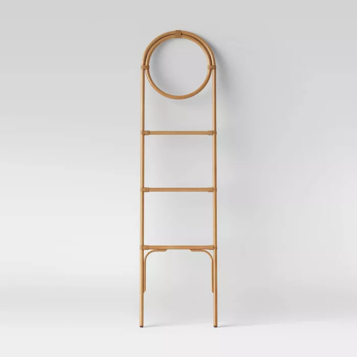 Rattan Leaning Towel Ladder Tan - Opalhouse™ | Target