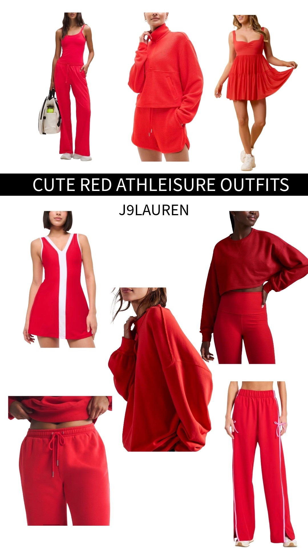 Cute Red Athleisure Sets for Valentine’s Day and Beyond

Red athleisure just hits differently. It feels playful, confident, and a little festive without trying too hard. Perfect for Valentine’s Day, Lunar New Year, or honestly any day you want your outfit to feel intentional but still comfy.

I love a matching red set because it instantly looks styled, even if you are just heading to Pilates, grabbing coffee, or running errands. Think soft leggings, supportive sports bras, cropped zip ups, or an oversized sweatshirt layered over it all. Add white sneakers for a fresh contrast or keep it monochrome with red tones head to toe.

These are the kinds of outfits that feel cute enough to be seen in but comfortable enough to actually live in. Effortless, flattering, and wearable way past February.

#redathleisure #valentinesdayoutfit #lunarnewyearstyle #athleisurewear #matchingworkoutset #redoutfit #pilatesoutfit #yogaoutfit #everydayathleisure #ltkfitness #ltkstyle

red athleisure outfit | red workout set | valentines day athleisure | lunar new year outfit | matching gym set | cute workout clothes | everyday athleisure | comfy stylish outfits

#LTKActive #LTKValentine #LTKootd