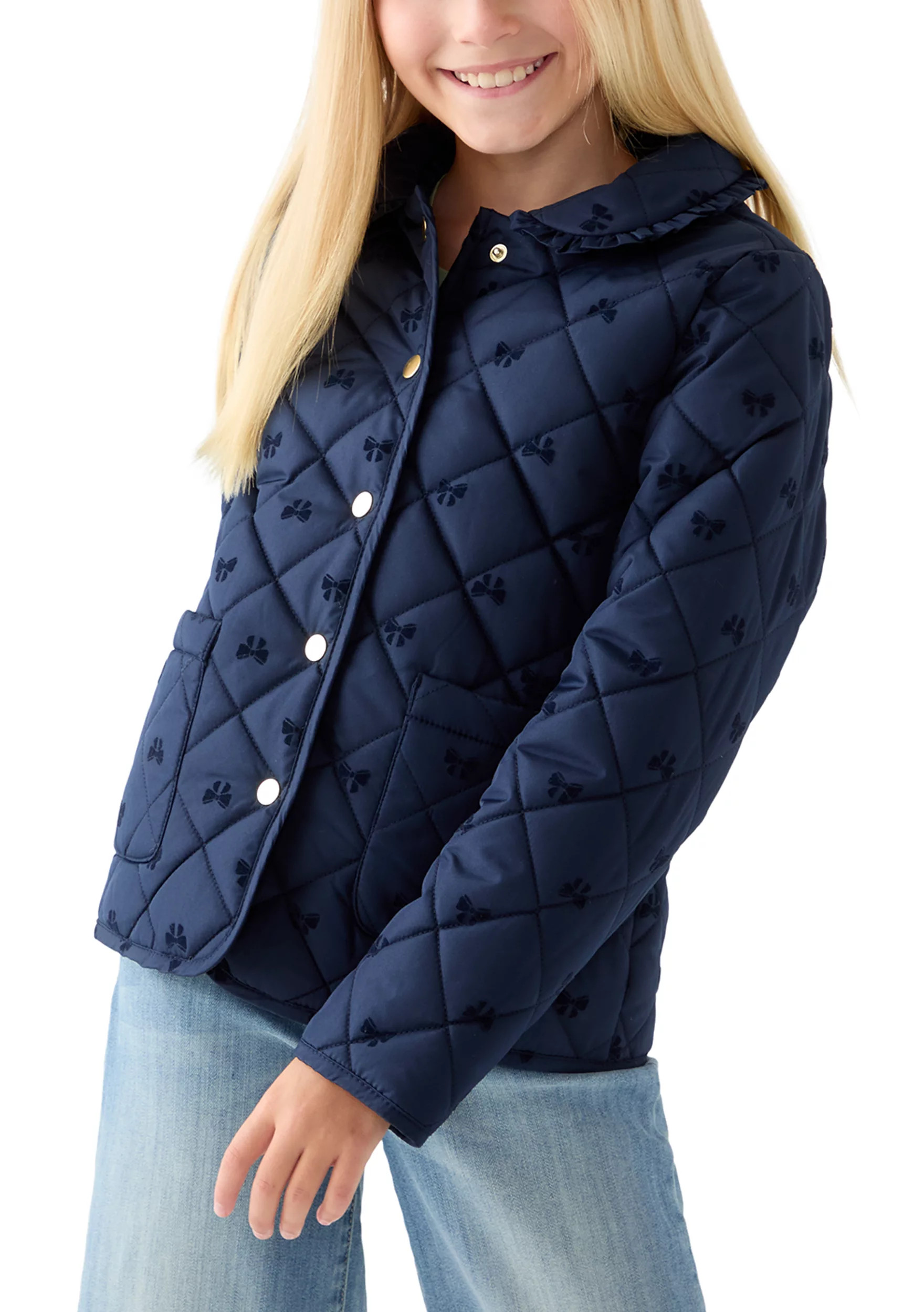 Girls 7-16 Quilted Barn Jacket | Belk