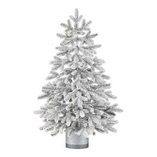 Home Accents Holiday 2.5 ft Flocked Fern Tabletop Christmas Tree 22GE20329 - The Home Depot | The Home Depot