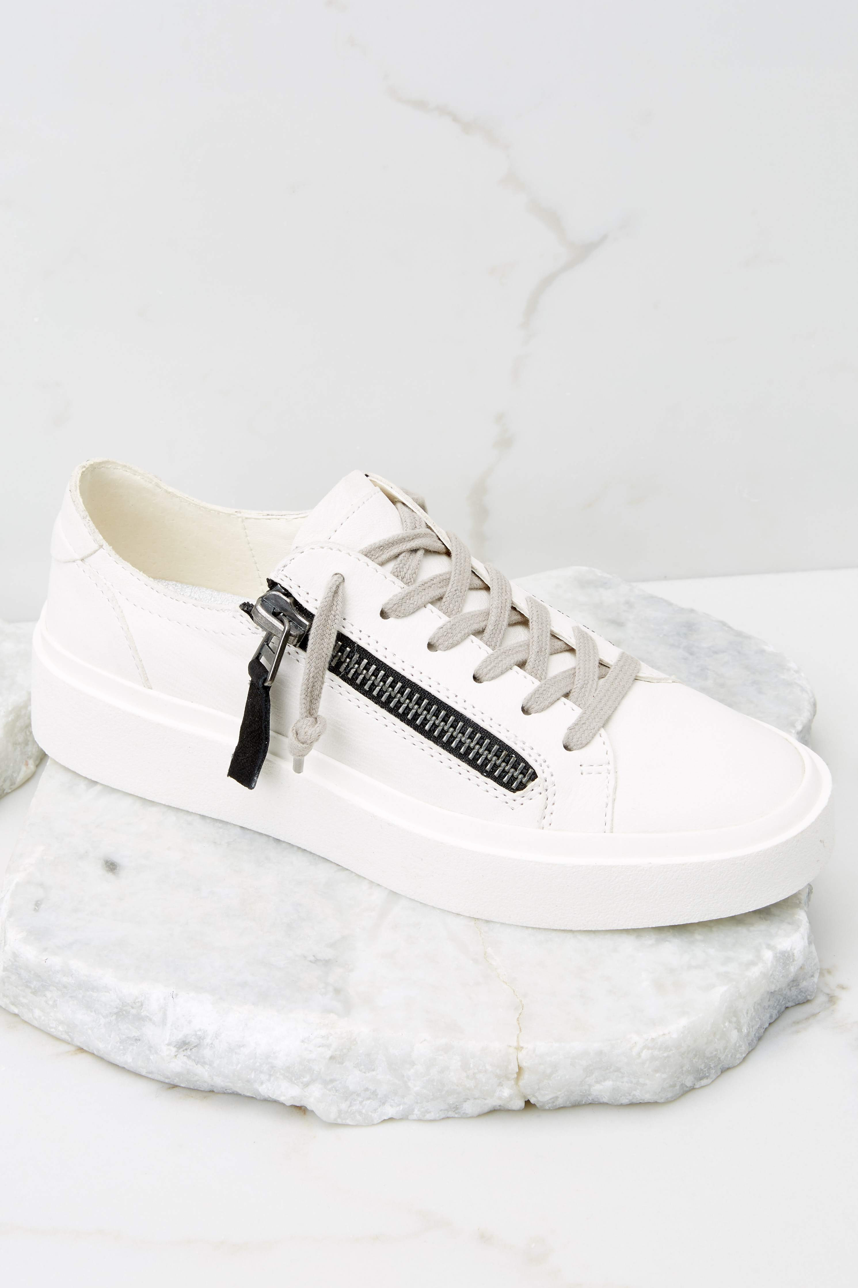Viro Off White Nubuck Sneakers | Red Dress 