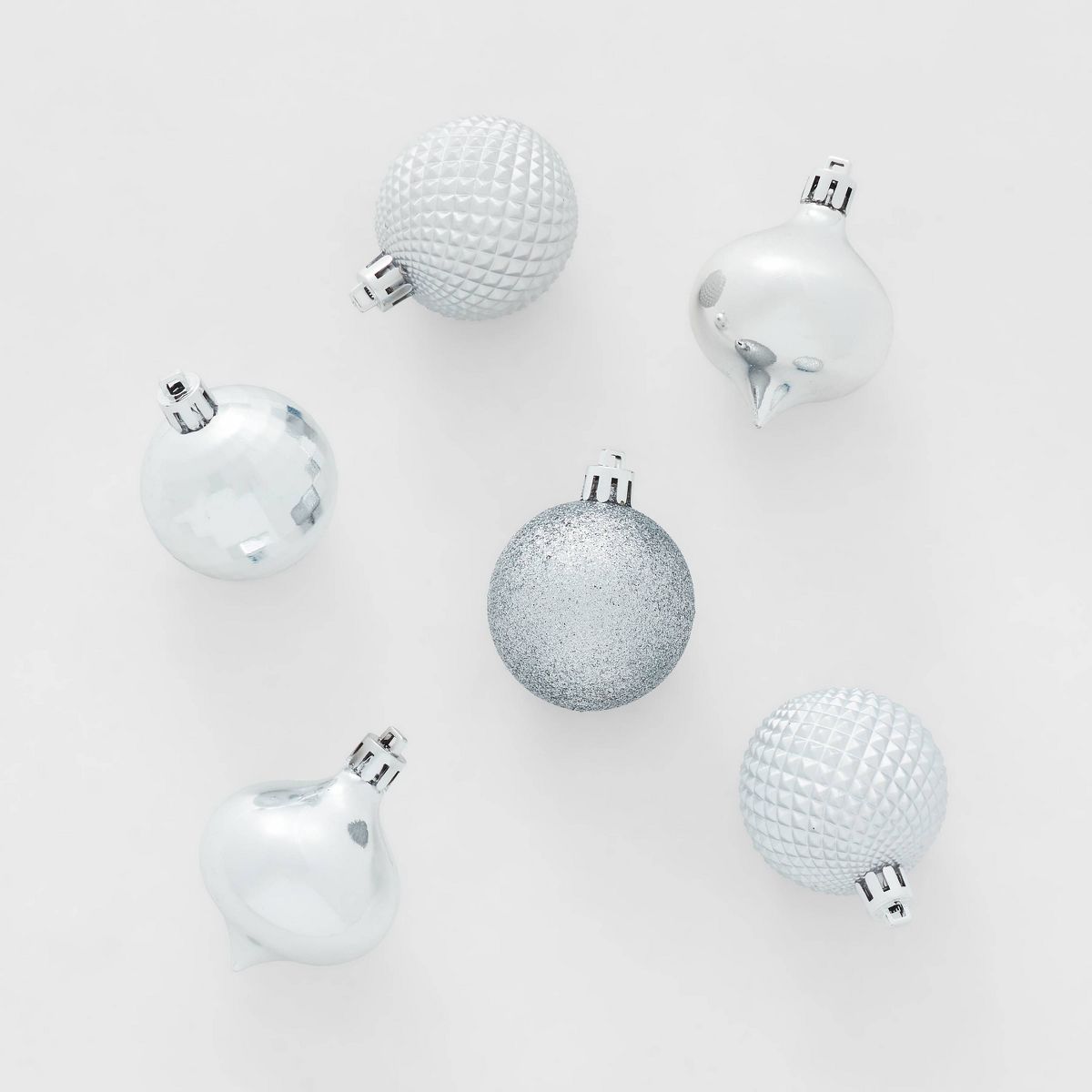 Shatter-Resistant Textured Plastic Christmas Tree Ornament Set 20pc - Wondershop™ | Target