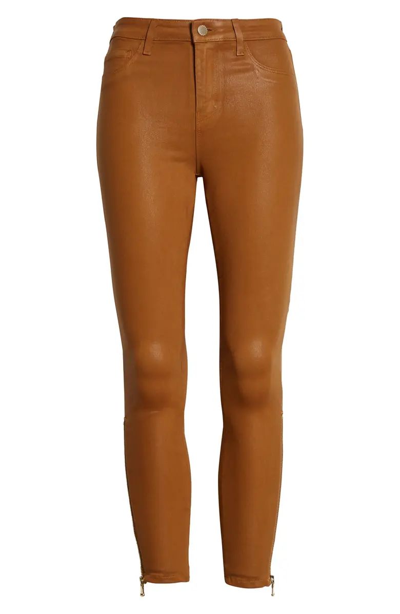 L'AGENCE Sabine High Waist Zip Cuff Pants | Nordstromrack | Nordstrom Rack