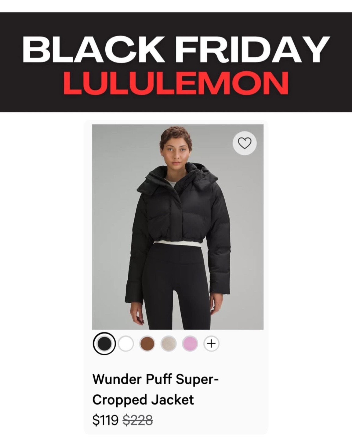 Black Friday sale
Cyber sale
Cyber week
Black Friday sale
Gift idea
Christmas sale
Holiday sale
Lululemon sale
Lululemon jacket 
Puffer sale
Black Friday puffer 
Wunder puff

#LTKGiftGuide #LTKsalealert #LTKCyberWeek