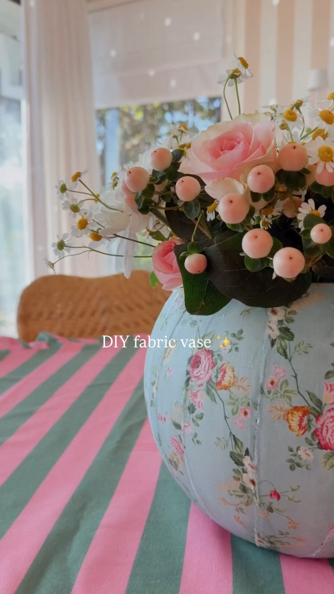 A little fabric + Mod Podge is all it takes to give a plain vase a whole new look. 🤍 Such an easy DIY with endless possibilities!

#LTKSeasonal #LTKHome #LTKstorytime