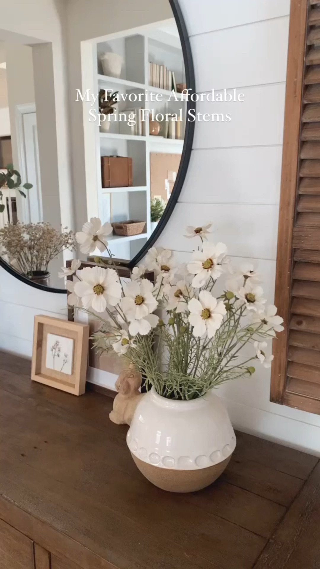 Stems, art frames and small brown vase are from Hobby Lobby; and  first round vase is from At Home... links can be found in my IG "recent shopping trips" story highlights. Light fixture is old from Ballard Design (linked similar) and door sign is old from Target (linked similar) 🤎

#LTKSeasonal #LTKhome