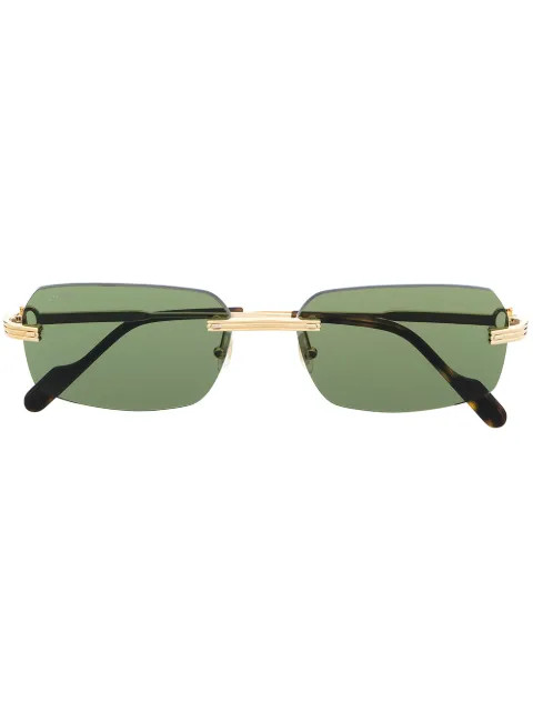 Cartier Eyewear square-frame Sunglasses - Farfetch | Farfetch Global