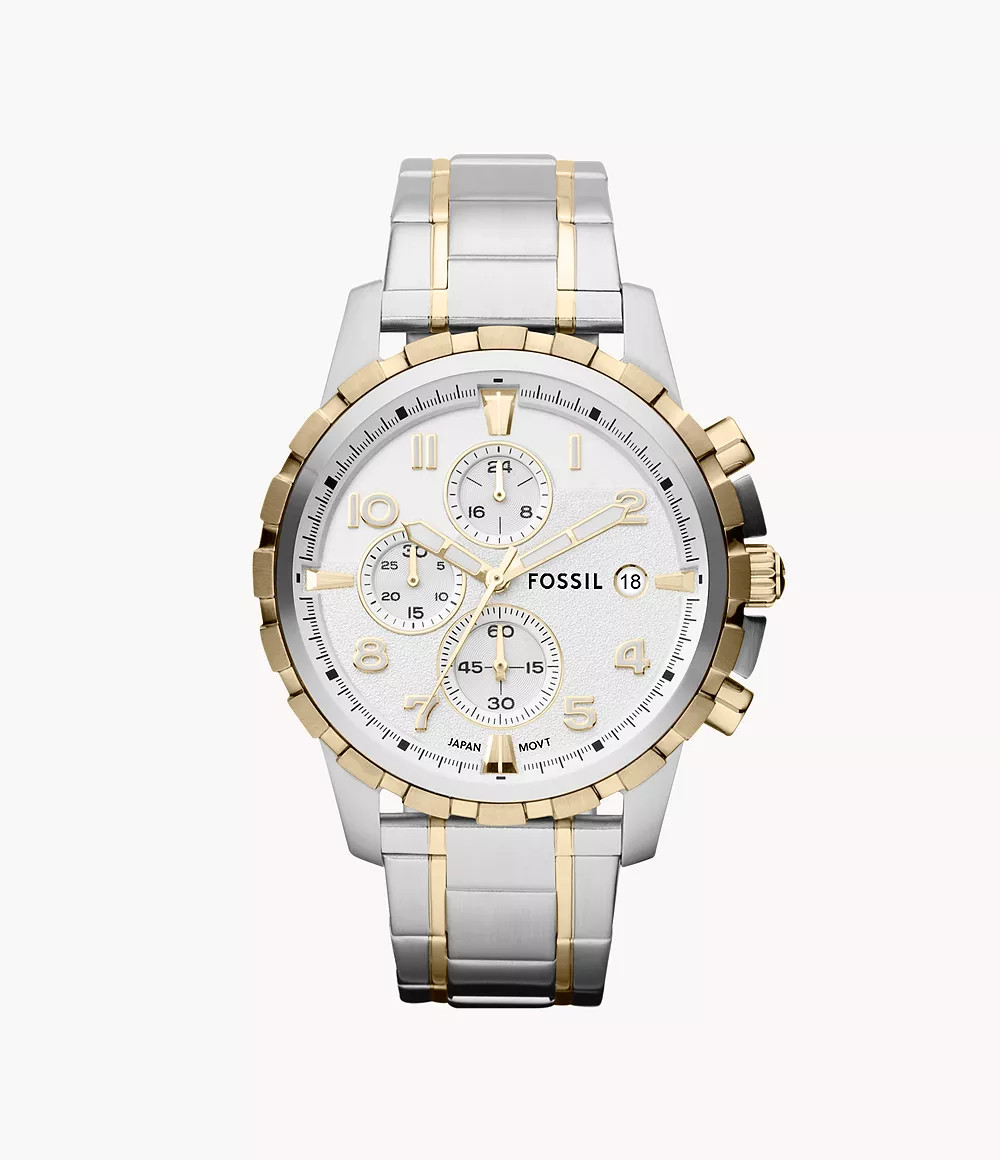 Dean Chronograph Stainless Steel Watch | Fossil (US)