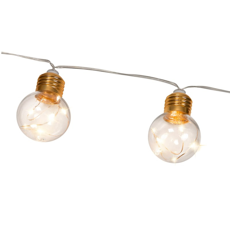 10-Count Fairy Globe String Lights, 8.5' | At Home