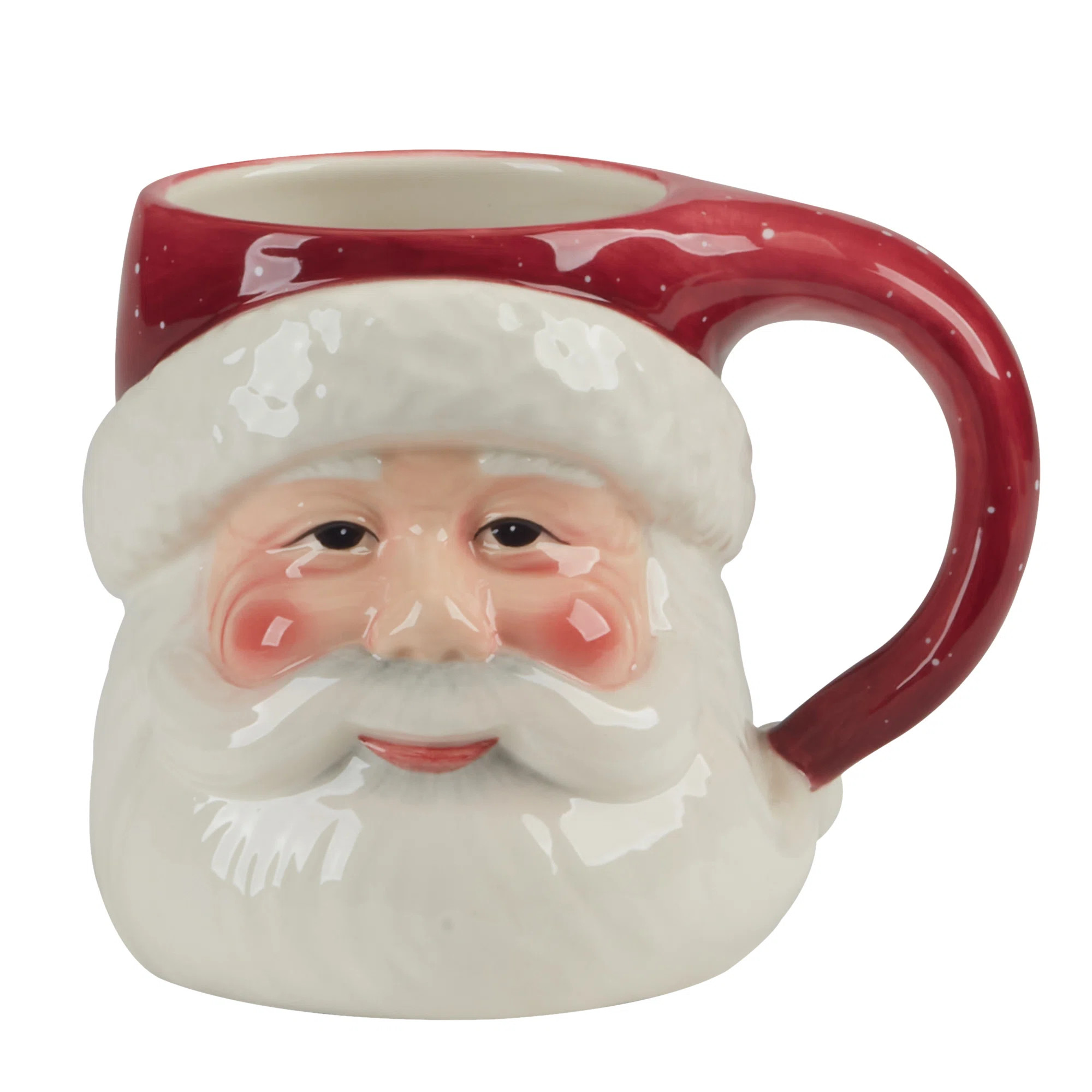 Santa's Secret Set of 4 3-D Mugs 18 oz (Set of 4) | Wayfair North America
