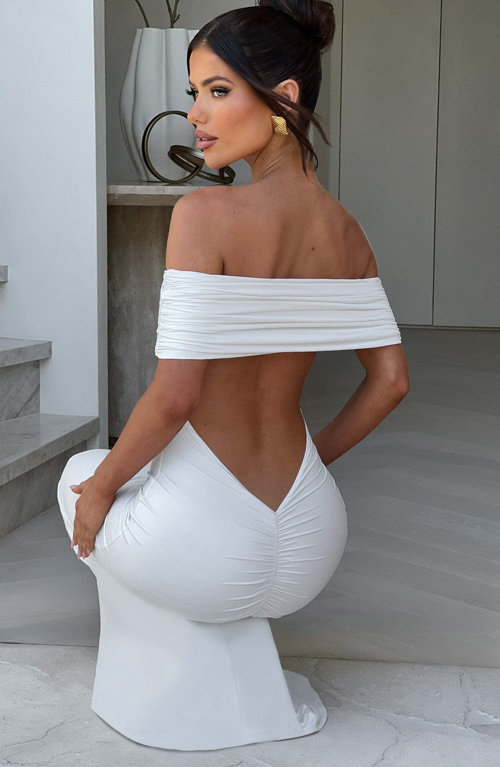 Belinda Maxi Dress - White | Babyboo (global)