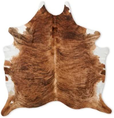 Hillyard Cowhide Rug Light Brindle Tricolor Grade A, Natural, Real Cowhide Rug Made from Sustaina... | Amazon (US)