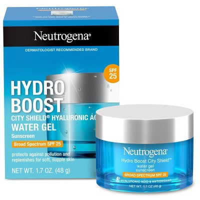Neutrogena Hydro Boost City Shield Water Face Gel with SPF 25 - 1.7oz | Target