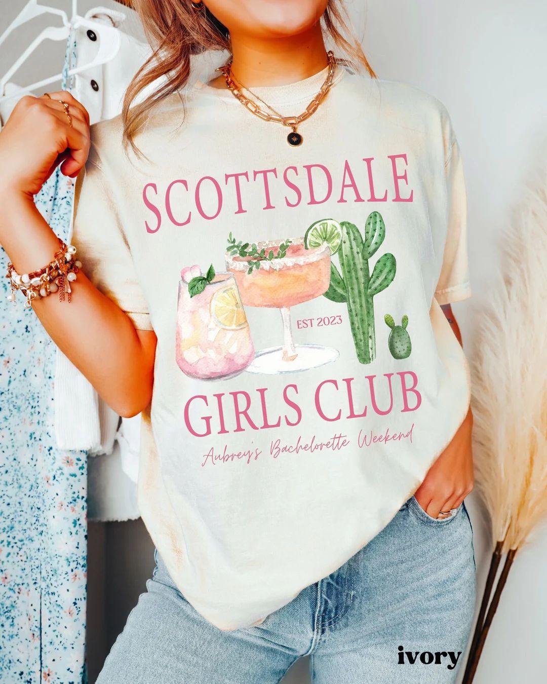 Scottsdale Bachelorette Weekend Matching Bridal Part Shirts - Etsy | Etsy (US)