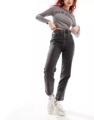 Miss Selfridge straight leg jean in black | ASOS | ASOS (Global)