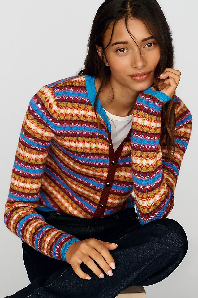 MOTHER The Lil 100% Merino Wool Cardigan | Anthropologie (US)