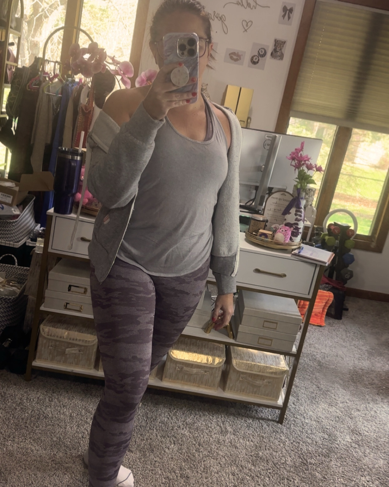 My outfit of the day
Working from home
Leg day - activewear outfit
Purple camo

#LTKootd #LTKmomlife #LTKActive