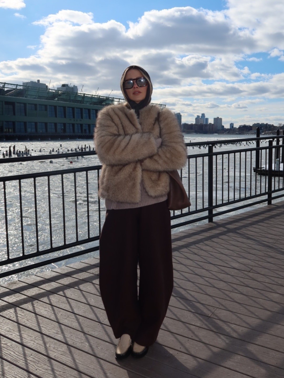 very brave miami girl in weather below 80. pants and scarf are zara, tote is old madewell, and jacket is generation love 🖤

#LTKdayinmylife #LTKSeasonal #LTKootd