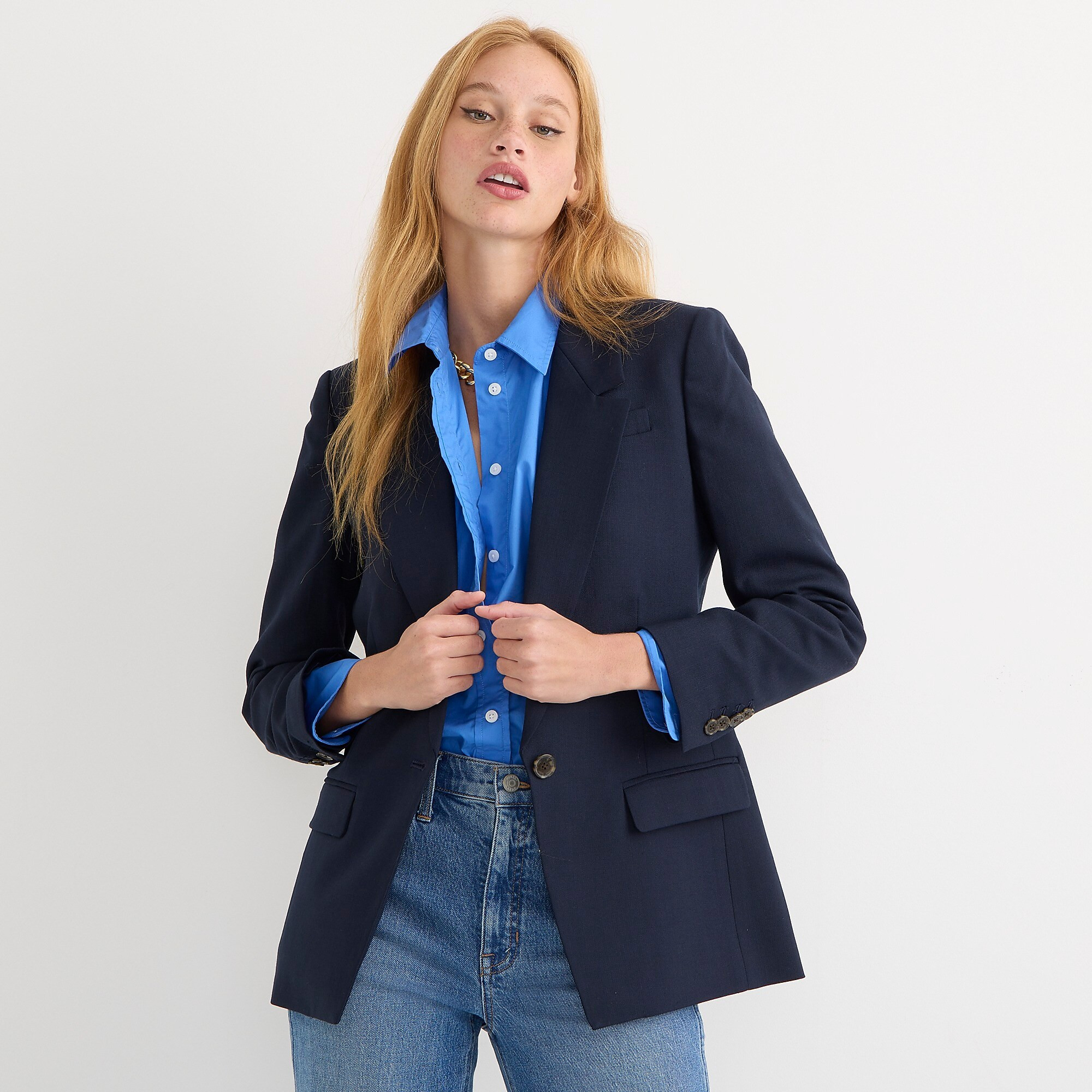 Willa blazer in Italian city wool | J. Crew US