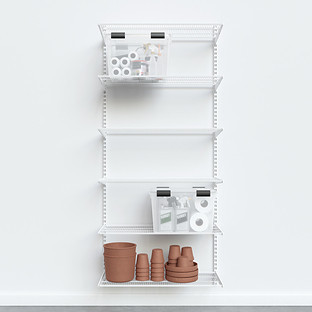 Elfa Classic® 3' Basic Shelving White | The Container Store
