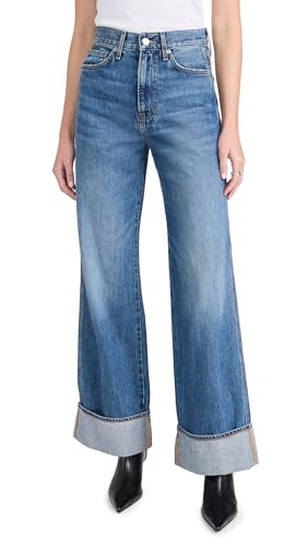 Veronica Beard Jean Women's Taylor High Rise Wide Leg Jeans, Rebel Stone, 24 | Amazon (US)