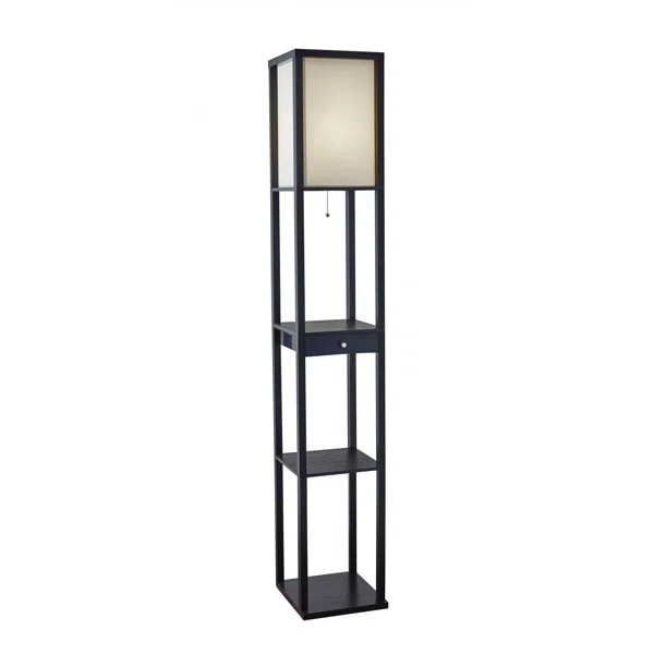 10.25'' Black Column Floor Lamp | Wayfair North America