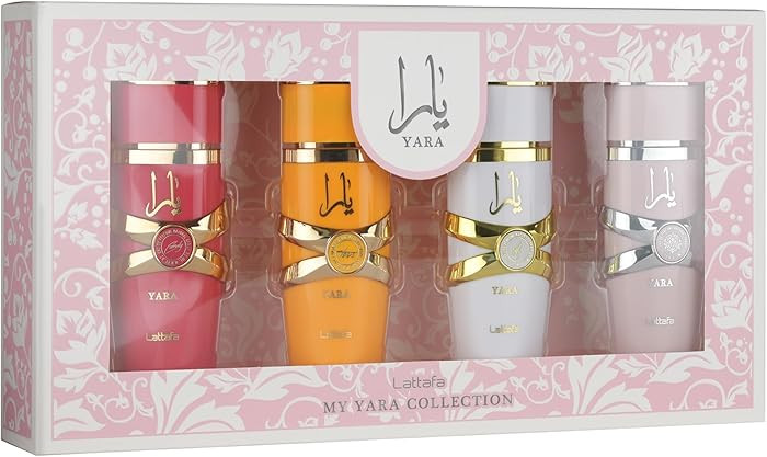 Lattafa My Yara Collection – 4 × 25 ml Eau de Parfum Gift Set for Women (Yara + Yara M... | Amazon (US)