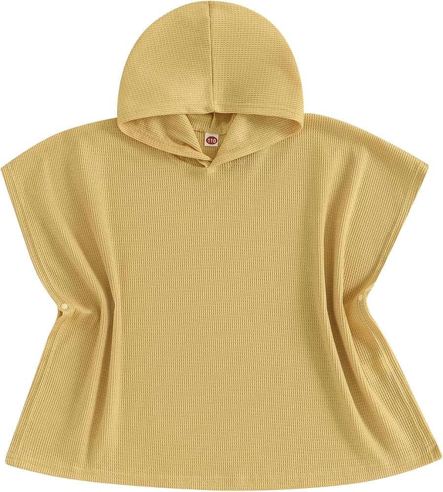 Kids Swim Cover up Girls Boys Waffle Towel Poncho Swimsuit Coverups for Beach, Pool, Bath | Amazon (US)