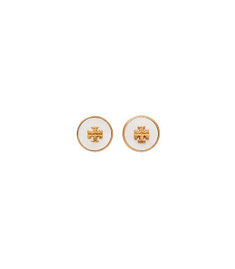 Tory Burch Kira Semiprecious Circle-Stud Earring | Tory Burch (US)