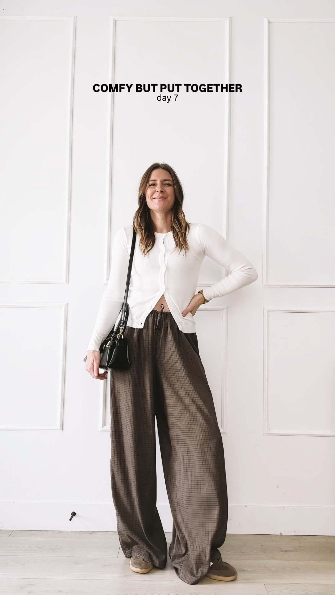 Comfy wide leg pants outfit that still feels put together. Easy everyday look I keep reaching for.

#LTKootd #LTKgrwm #LTKmomlife