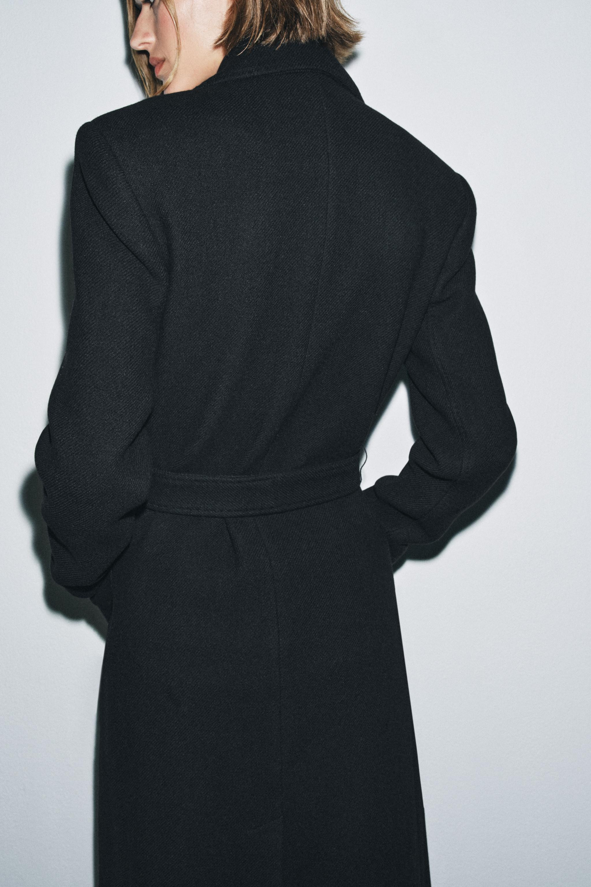 WOOL BLEND COAT ZW COLLECTION | Zara UK