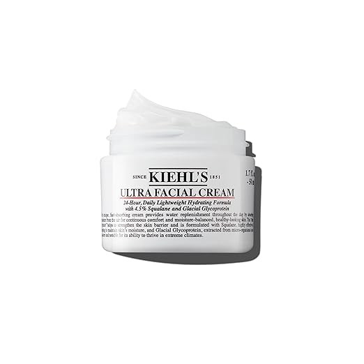 Kiehl's Ultra Facial Cream, with 4.5% Squalane to Strengthen Skin's Moisture Barrier, Skin Feels ... | Amazon (US)
