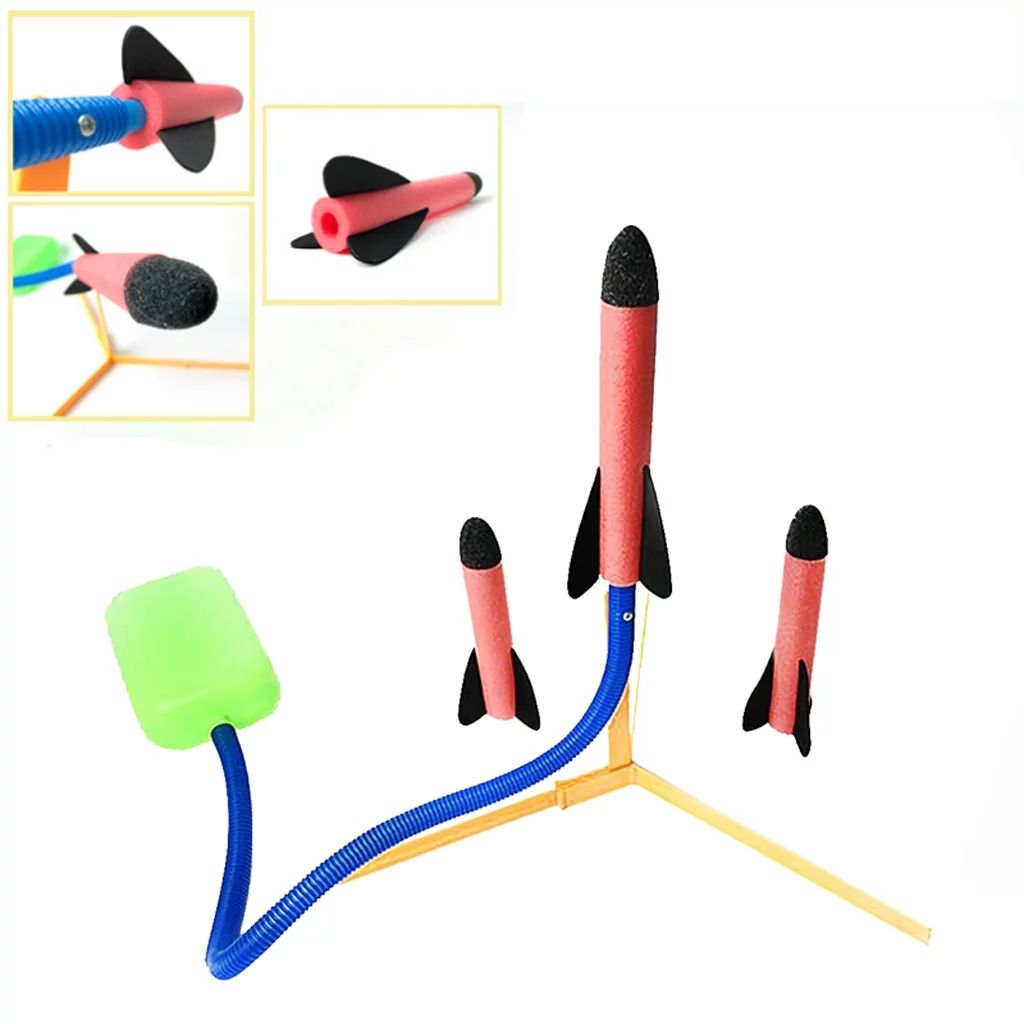 yotyukeb Toddler Toys Outdoor Toys Foot Stomp Launch Action Rocket Cultivate Parent-Child Relatio... | Walmart (US)