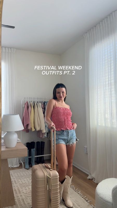 more festival outfit ideas 🍓

coachella outfit, stagecoach outfit, cowboy boots outfit, jean shorts, yellow dress, red gingham, spring dress, country concert outfit, sandals, swim

#LTKFestival #LTKVideo