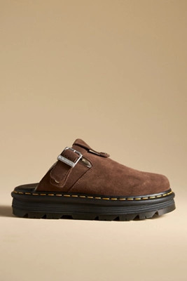 Dr. Martens Zebzag Suede Slingback Platform Mules | Anthropologie (US)