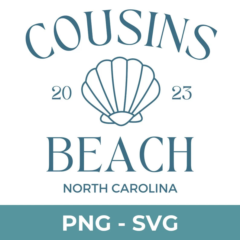 Cousins Beach SVG Digital Commercial Use PNG Cricut Silhouette Cameo - Etsy | Etsy (US)