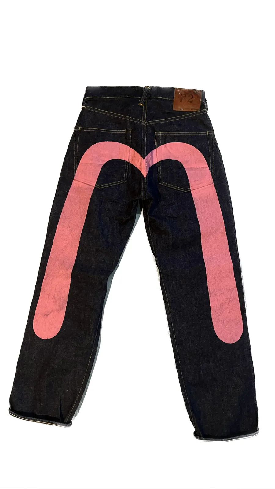 Evisu Vintage Evisu Pink Daicock Jeans | Grailed | Grailed