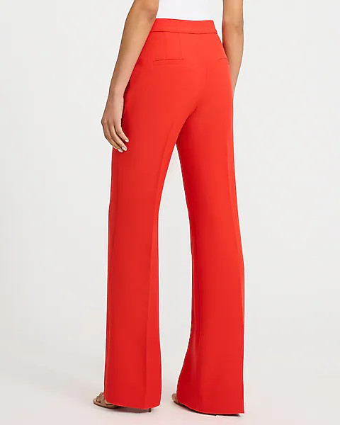 Editor Signature Stretch High Waisted Flare Trouser | Express