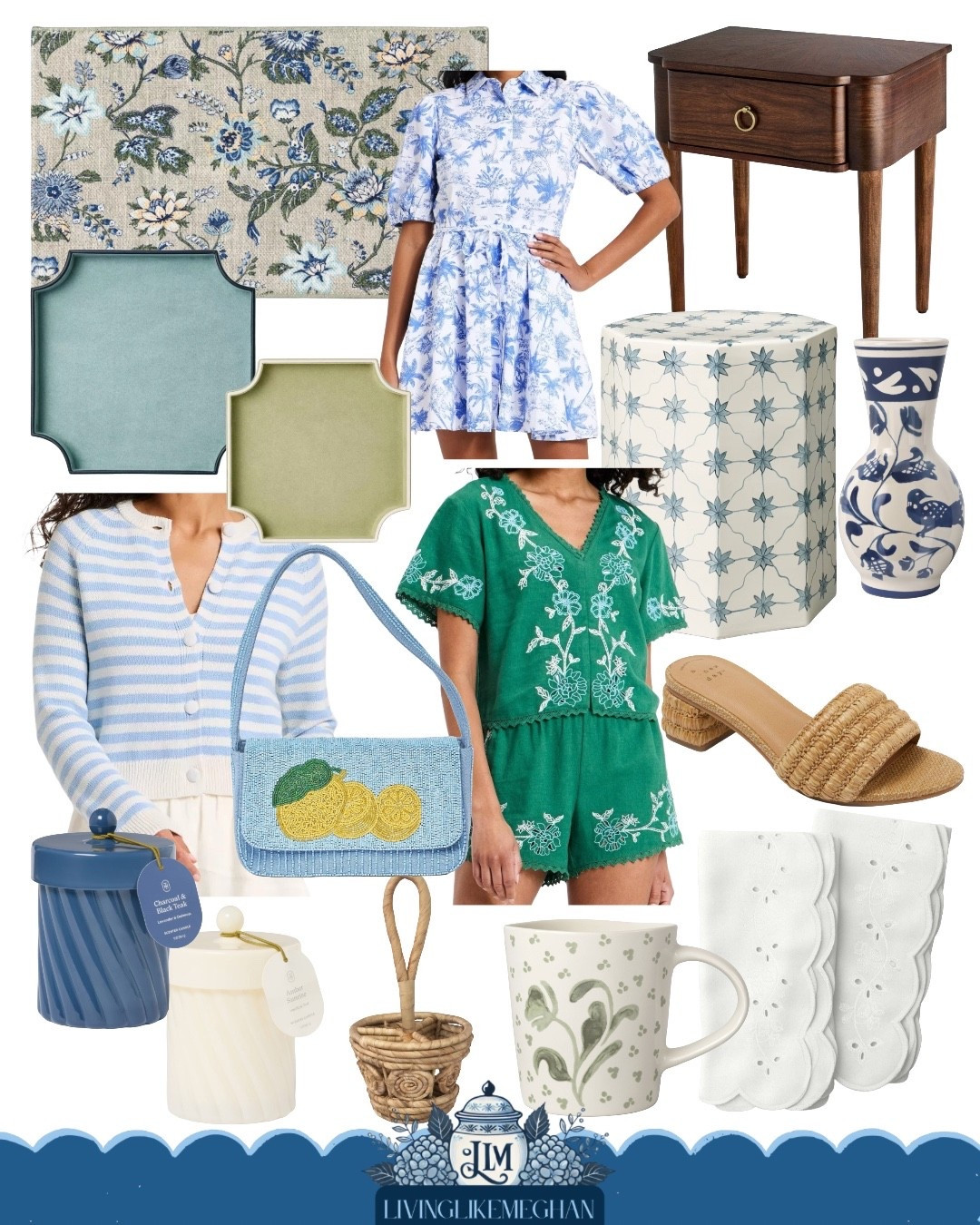 Target’s spring collection is giving classic blue & green grandmillennial perfection!! 💙🌿

So many timeless pieces right now — from chinoiserie inspired decor and woven accessories to breezy spring dresses and classic stripe knits. These are the kinds of finds that instantly make a home (or outfit!) feel polished and fresh!

The lemon beaded bag and green embroidered set might be my favorites!! 🍋

Tap to explore these Target spring arrivals before they’re gone!

Target home decor finds, blue and white decor, grandmillennial home style, chinoiserie decor Target, lemon beaded bag, embroidered summer set, woven raffia sandals, spring outfit ideas, cottagecore Target finds, classic preppy home decor

#LTKSeasonal #LTKspring #LTKHome