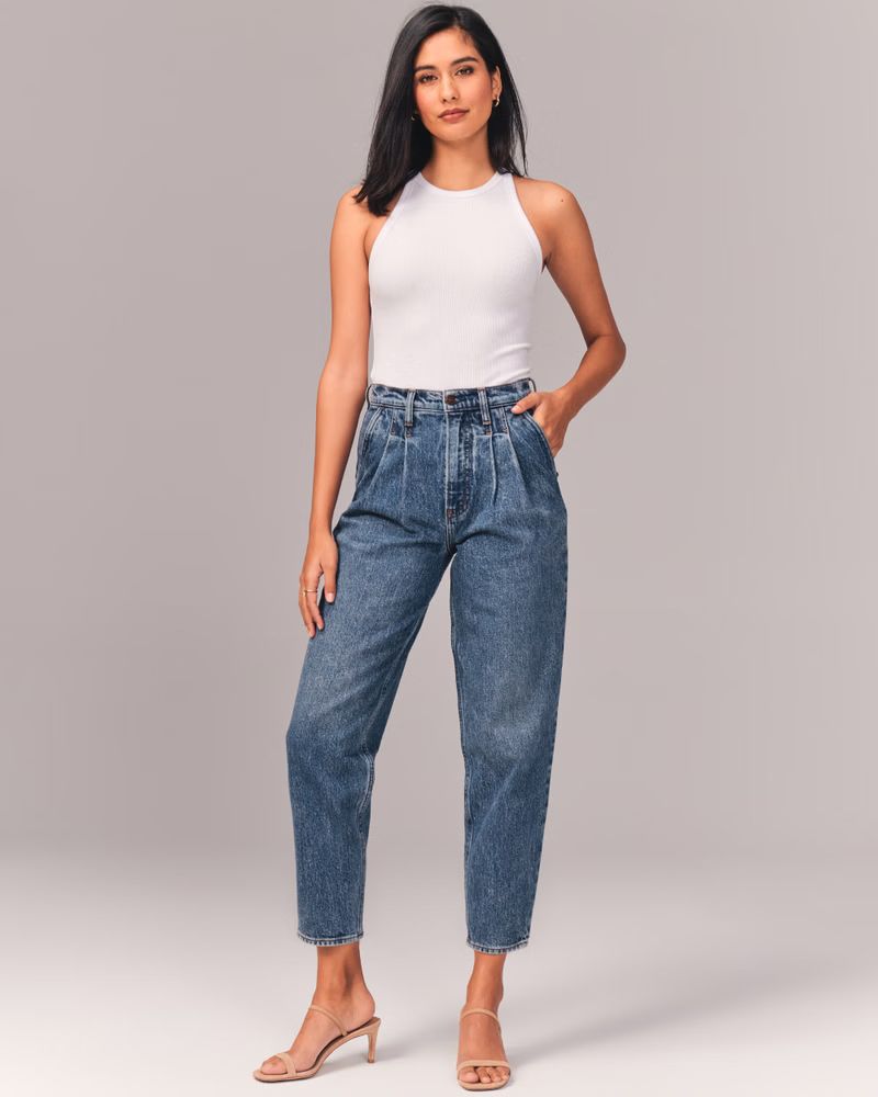 High Rise 80s Mom Jeans | Abercrombie & Fitch (US)