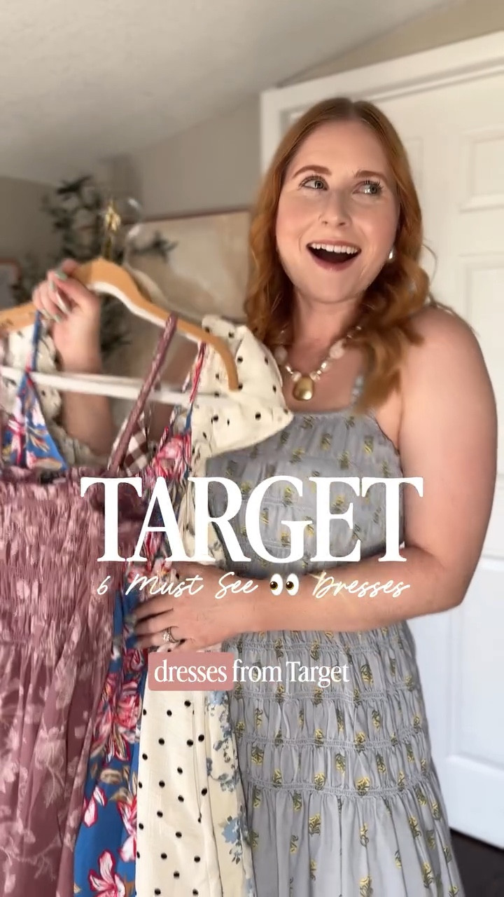 @Target spring dresses - Size M in all of these Target 🎯 spring finds 💗✨ Outfit ideas • spring outfits • spring dresses • spring fashion at Target • Target style • target dresses • target try on haul, target try on, target dresses for spring 2026, floral dress, spring dresses , target fashion finds 2026 , target deal days , target haul , target spring style inspo, target style women, #targetfind #target2026 #targethaul #targetdresses #girlyoutfits

#LTKSaleAlert #LTKMidsize #LTKgrwm