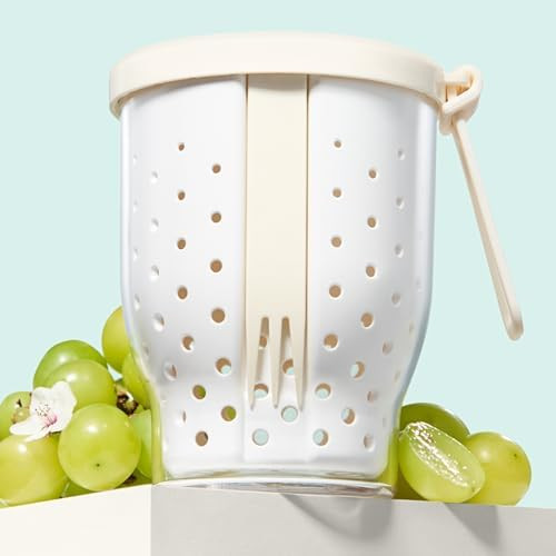 25 Oz Travel Fruit Cups for Car,Fruit Salad Storage Cup with Fork and Lids,Leakproof Reusable Sna... | Amazon (US)