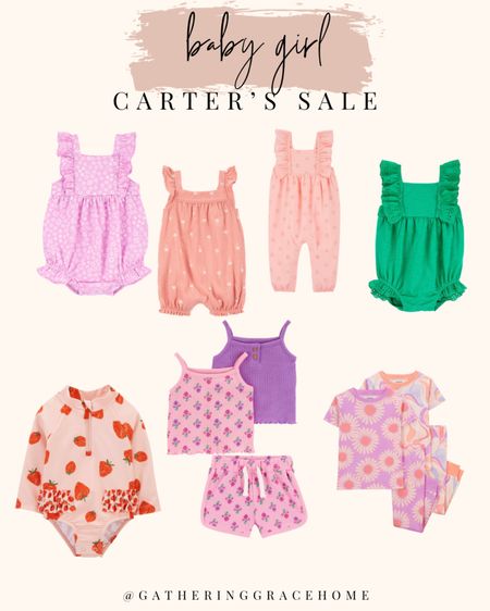 Carter’s sale on sale! So many cute options for baby girl for spring & summer! 

#LTKkids #LTKbaby #LTKsalealert
