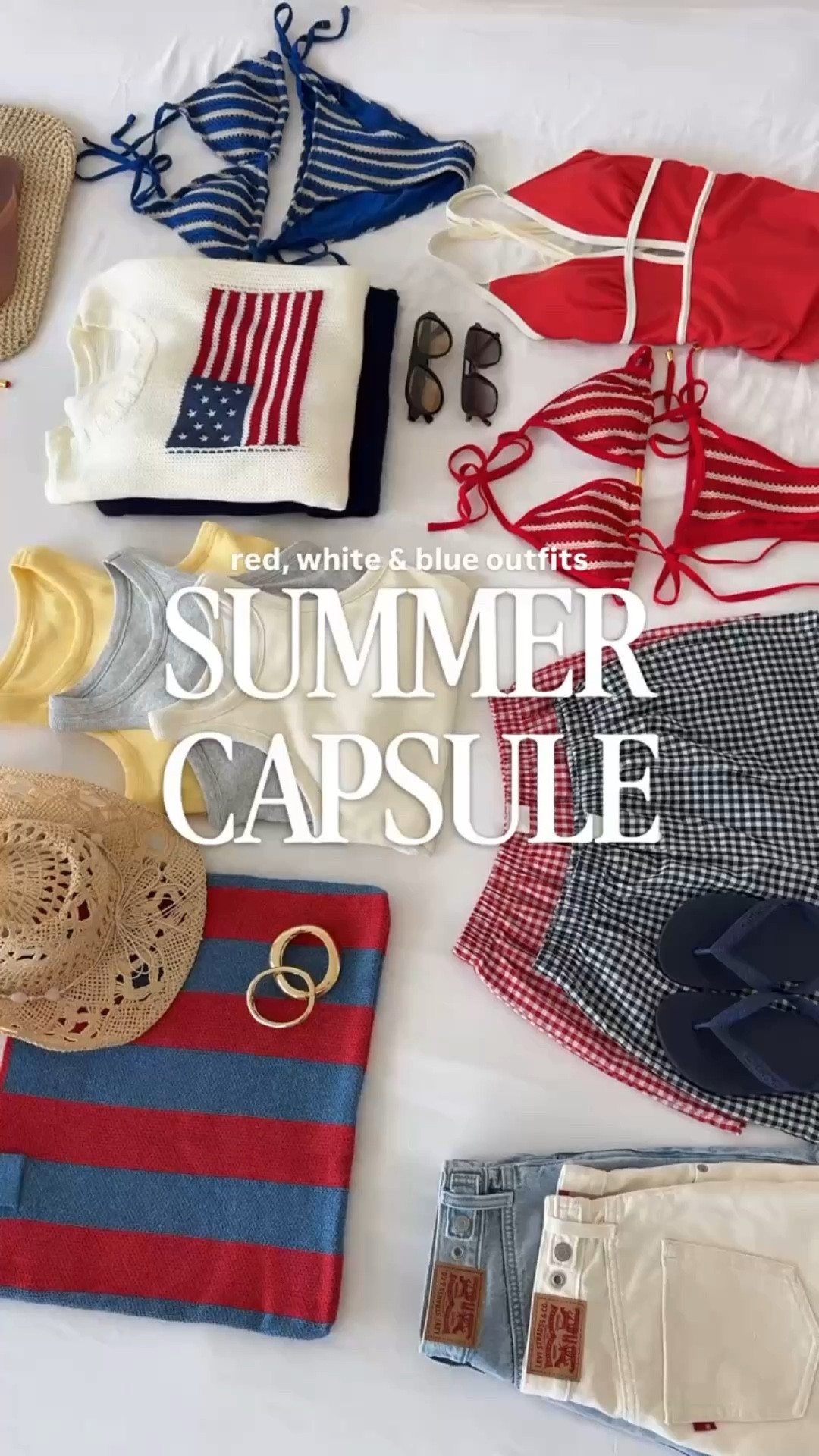 Red white & blue outfits ✨ capsule summer wardrobe 

Amazon fashion, Amazon finds, red white blue outfit, Memorial Day outfit, Fourth of July outfit, American outfit, patriotic outfit, denim shorts, pool outfit, summer outfit 

#LTKSwim #LTKSeasonal #LTKootd