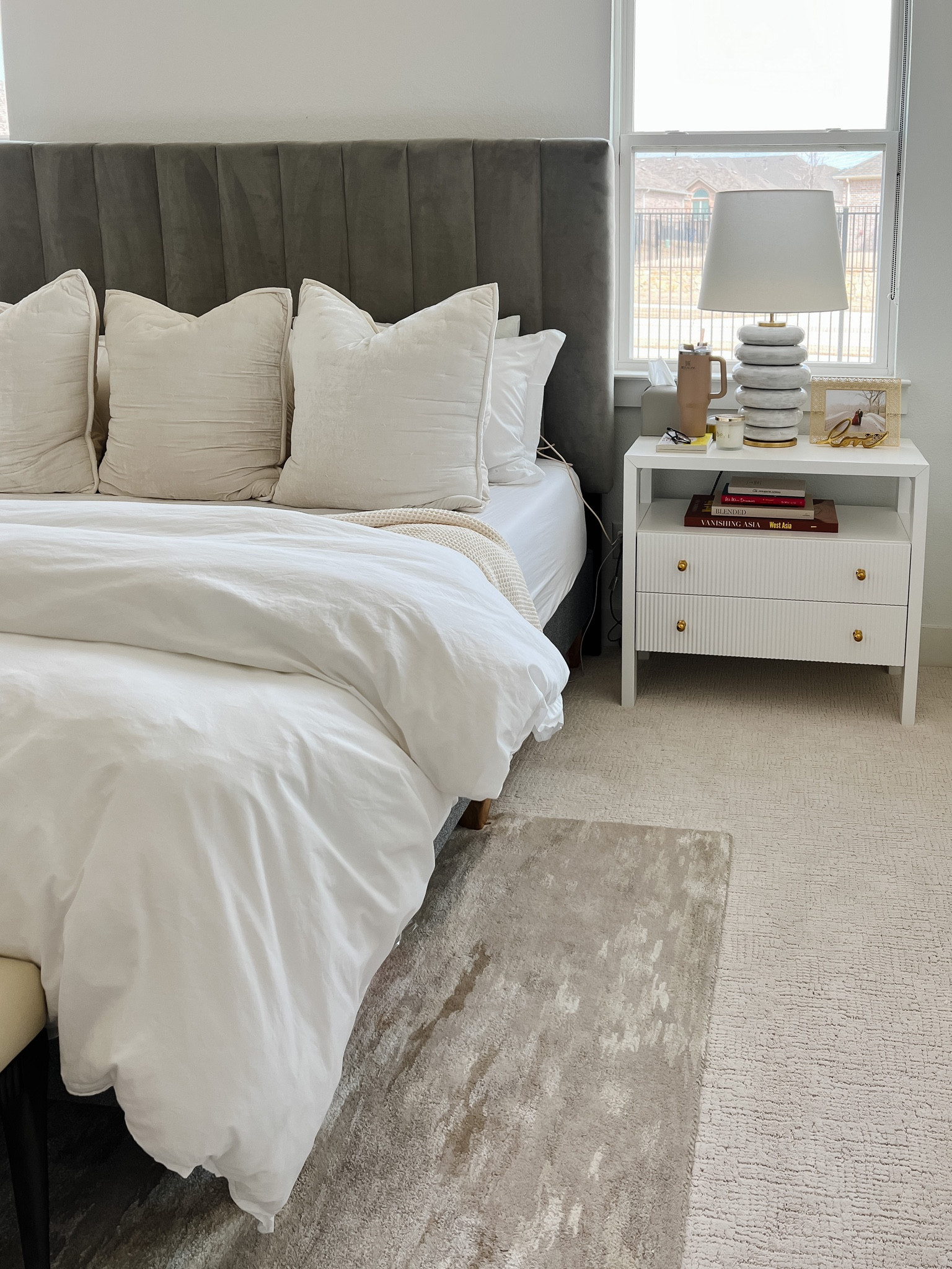 Our favorite organic bedding on sale with code LTK20! You can also use this code on the bundles and save money. We love the signature hemmed sheets, percale duvet cover and down alternative duvet insert. Also linking our bedroom decor with our white nightstands, table lamps, area rug and euro pillows  

#LTKhome #LTKsalealert