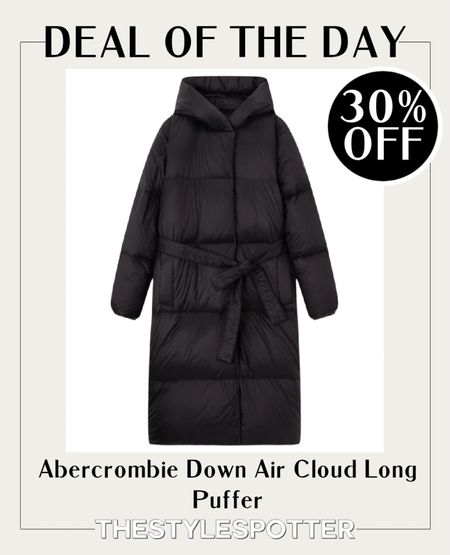 Cyber Monday Deal of the Day! 🚨 
This Abercrombie & Fitch Down Long Puffer Coat is 30% off. This is such a chic coat to keep you warm this winter.
Shop the deal 👇🏼 


#LTKGiftGuide #LTKHoliday #LTKCyberweek