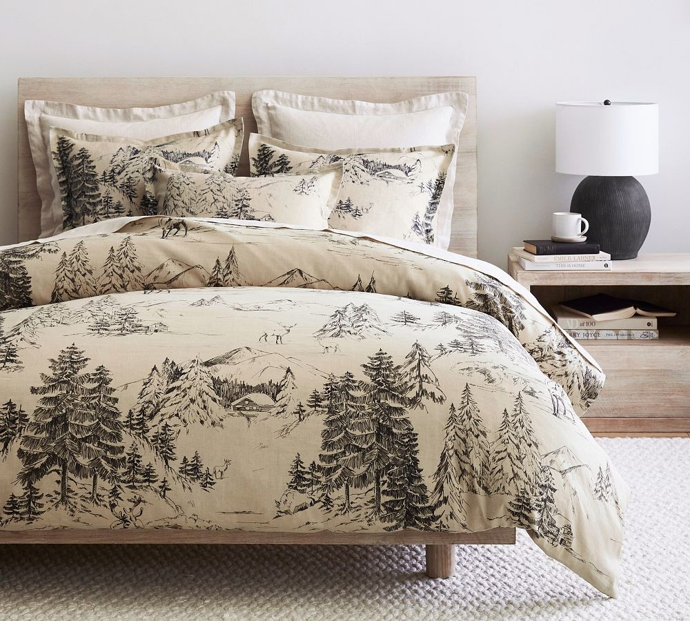 Rustic Forest Duvet Cover & Shams | Pottery Barn (US)
